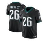 Saquon Barkley, Philadelphia Eagles Nike Vapor F.U.S.E. Limited Jersey - Black